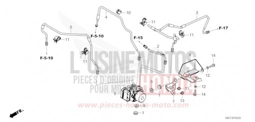 MODULATEUR ABS/TUYAU DE FREIN ADV750N de 2022